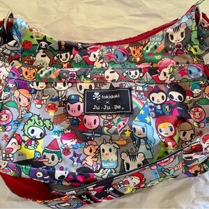 tokidoki Ju-Ju-Be Multicolor Character Print Tote Bag